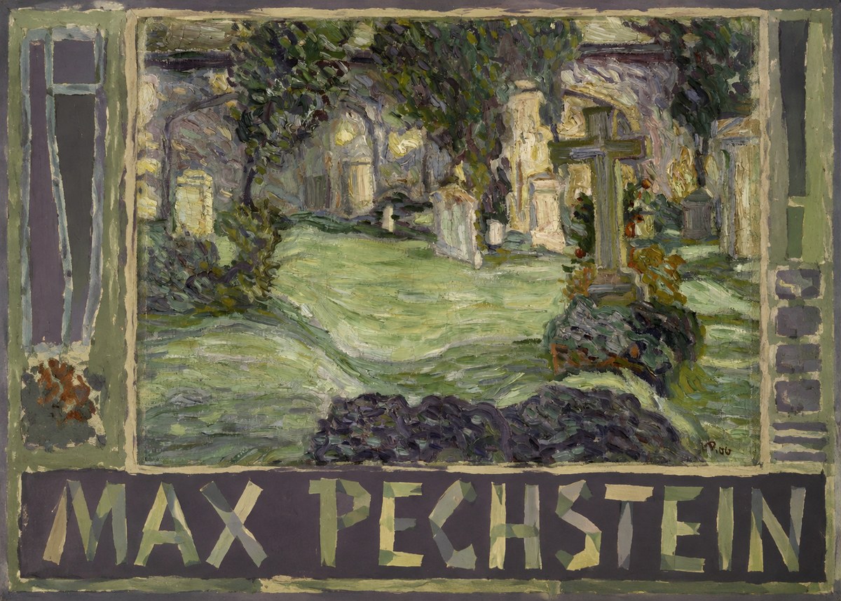 Max Pechstein Cemetery No1 - Affiche