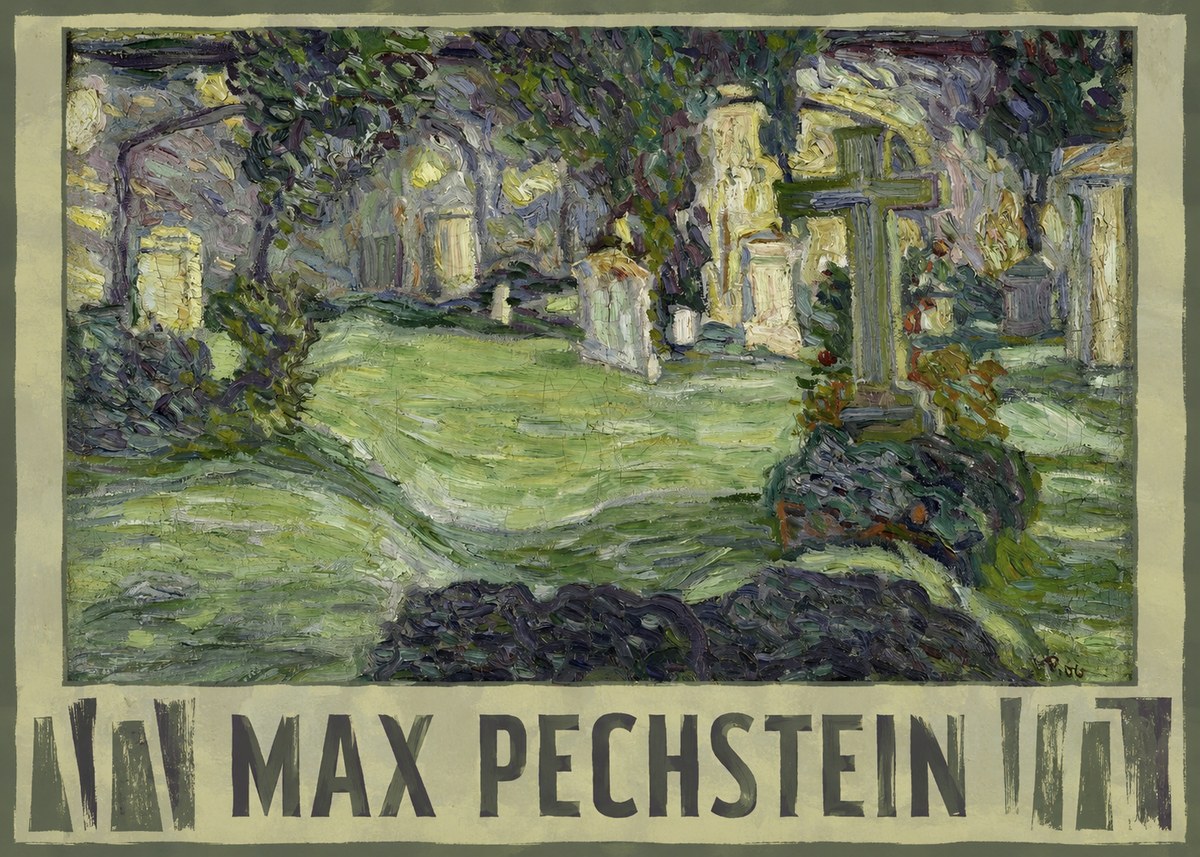 Max Pechstein Cemetery No3 - Affiche