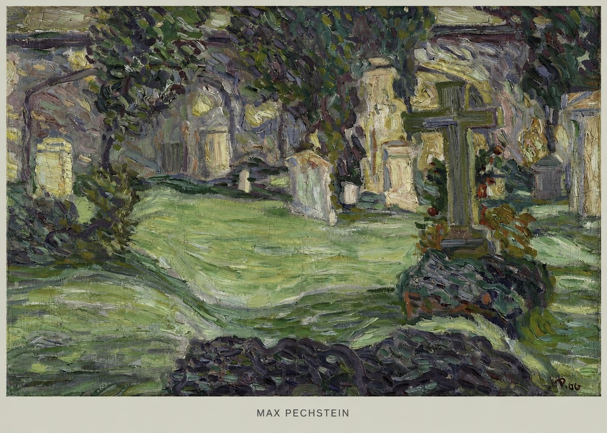 Max Pechstein Cemetery No5 - Affiche