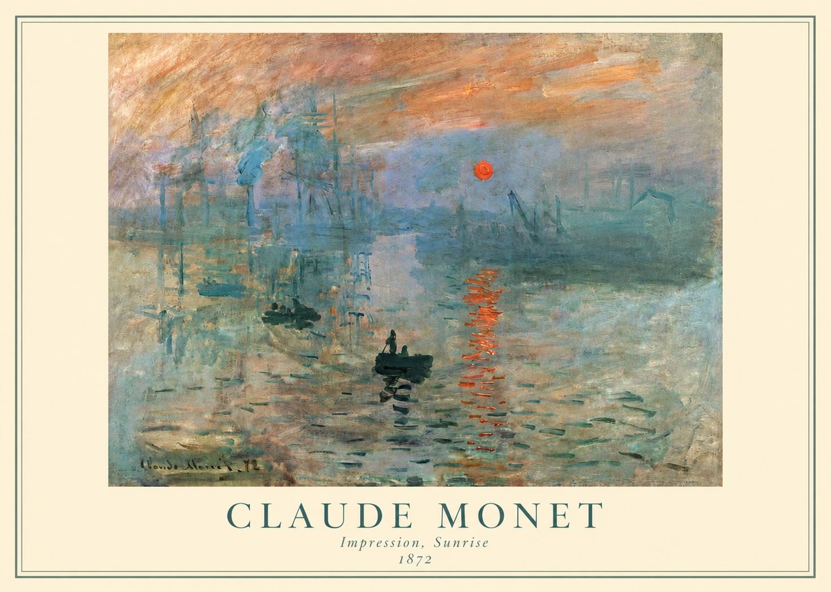 Monet Impression, Sunrise II No2 - Affiche