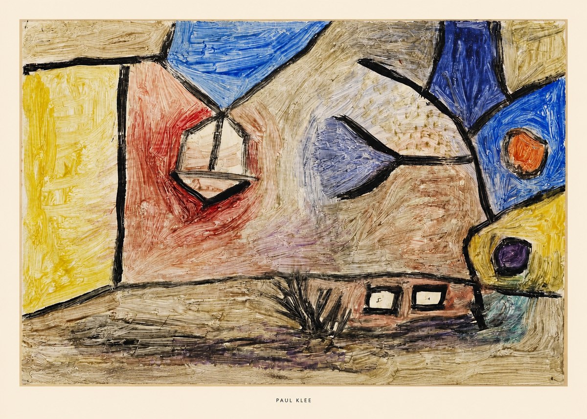 Paul Klee Der Niesen No5 - Affiche