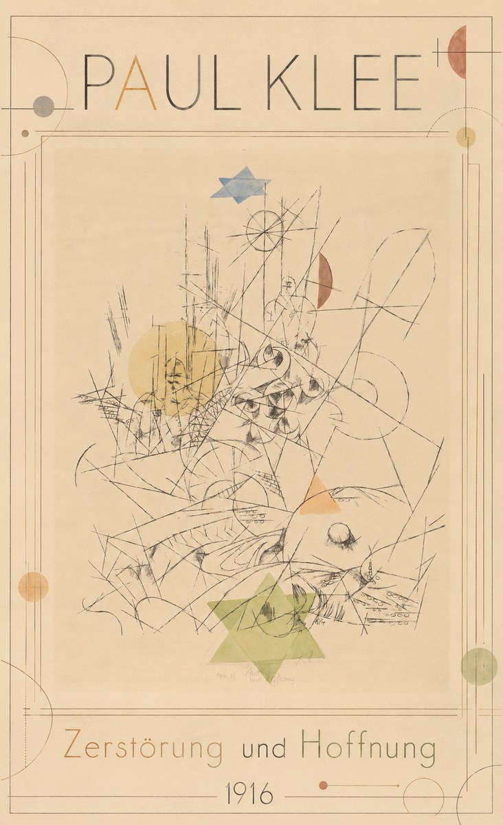 Paul Klee Zerstörung Und Hoffnung I No1 - Affiche