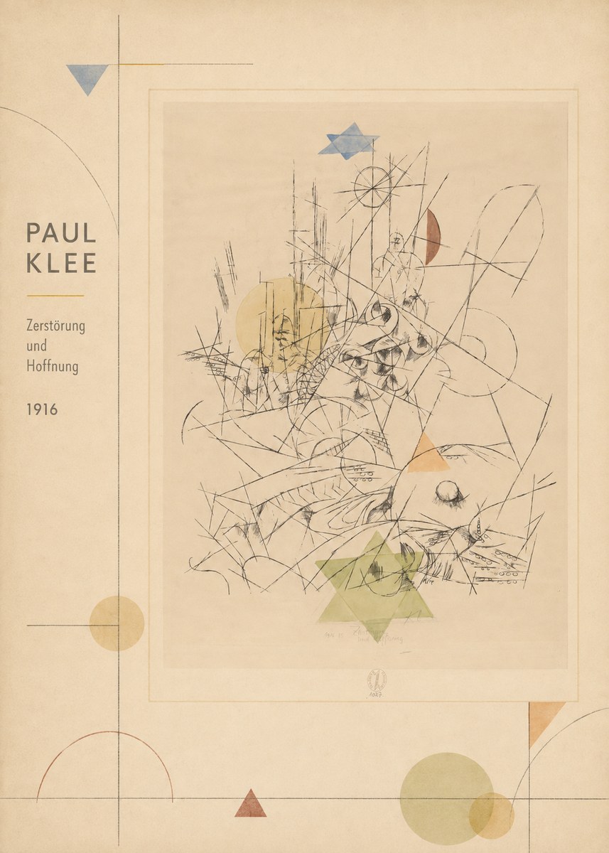 Paul Klee Zerstörung Und Hoffnung I No2 - Affiche