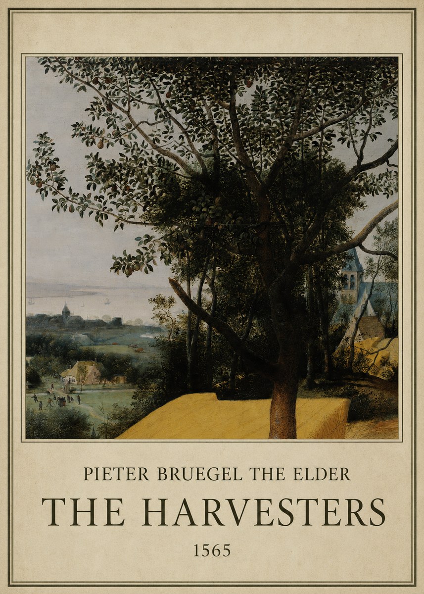 Pieter Bruegel The Harvesters III No1 - Affiche