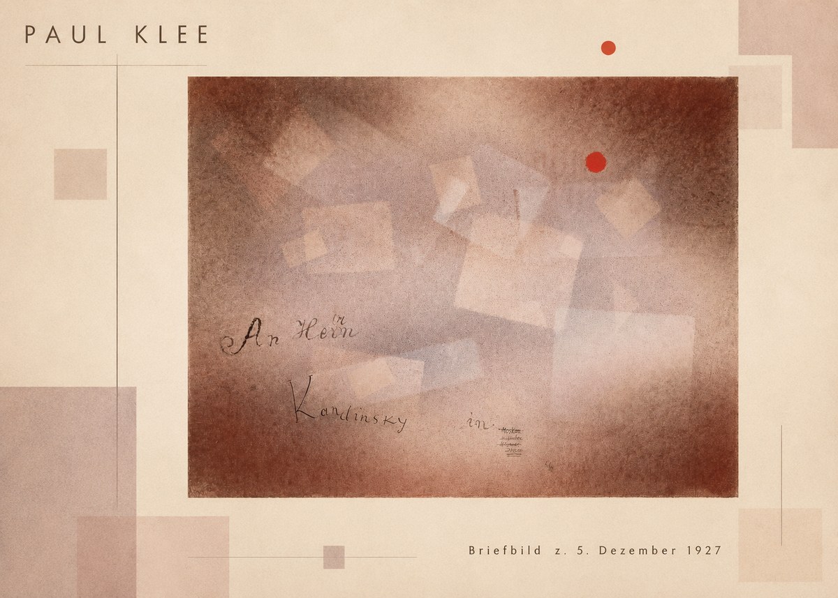 Paul Klee Briefbild Z. 5. Dezember 1927 No2 - Affiche