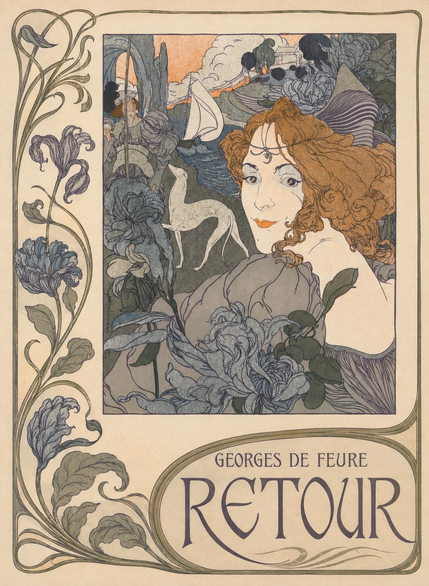 Georges de Feure Retour No2 - Affiche