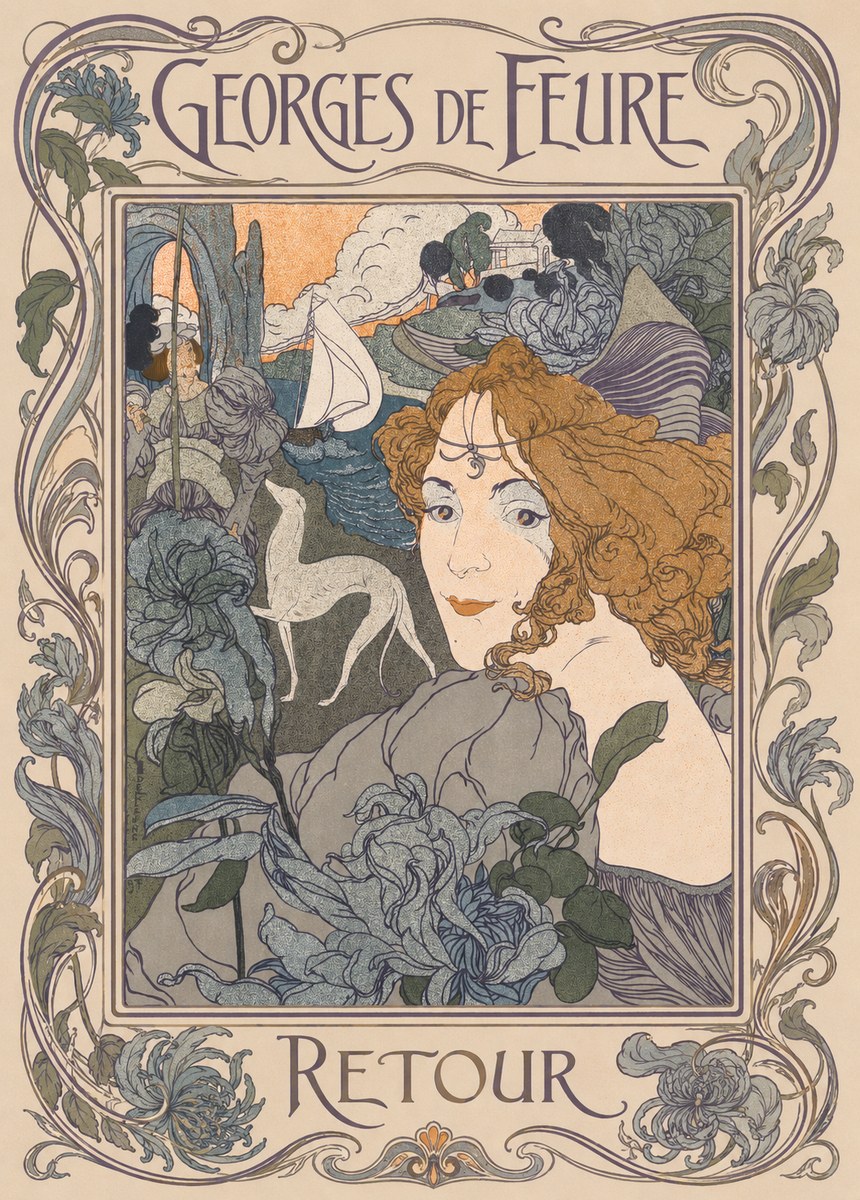 Georges de Feure Retour No3 - Affiche