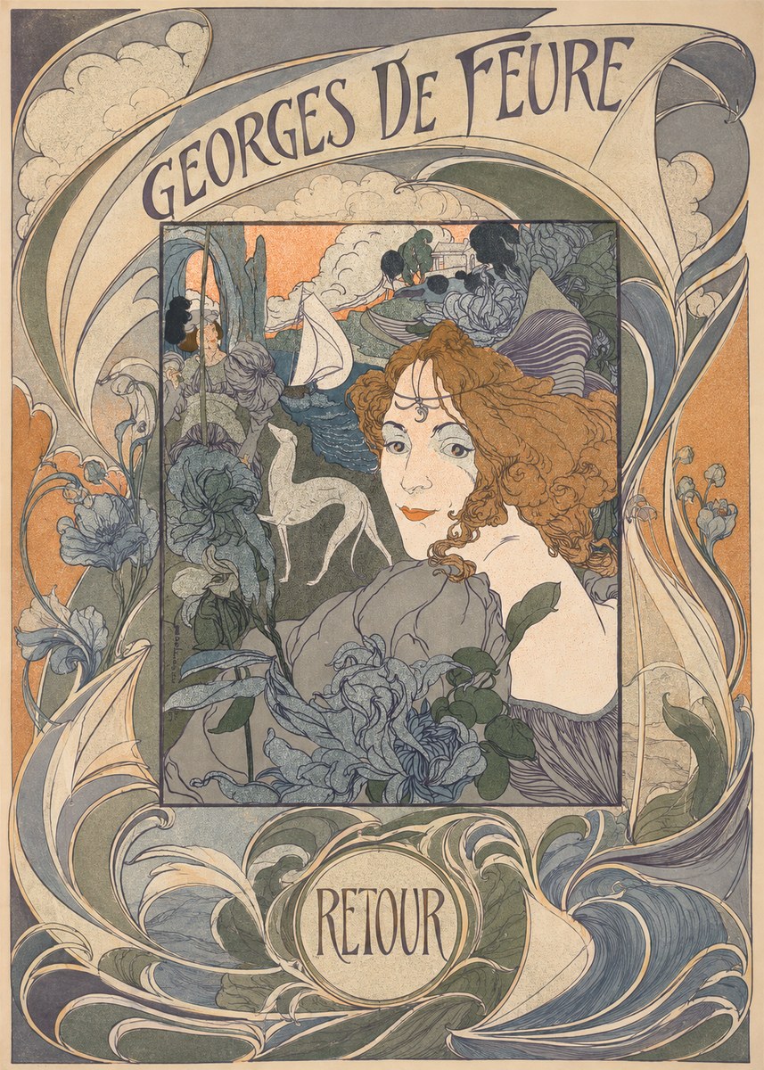 Georges de Feure Retour No6 - Affiche