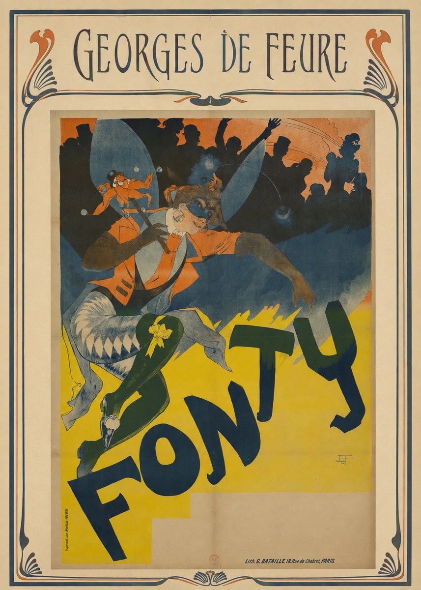 Georges de Feure Fonty I No1 - Affiche
