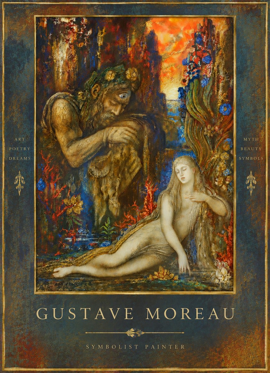 Gustave Moreau Galatea I No4 - Affiche