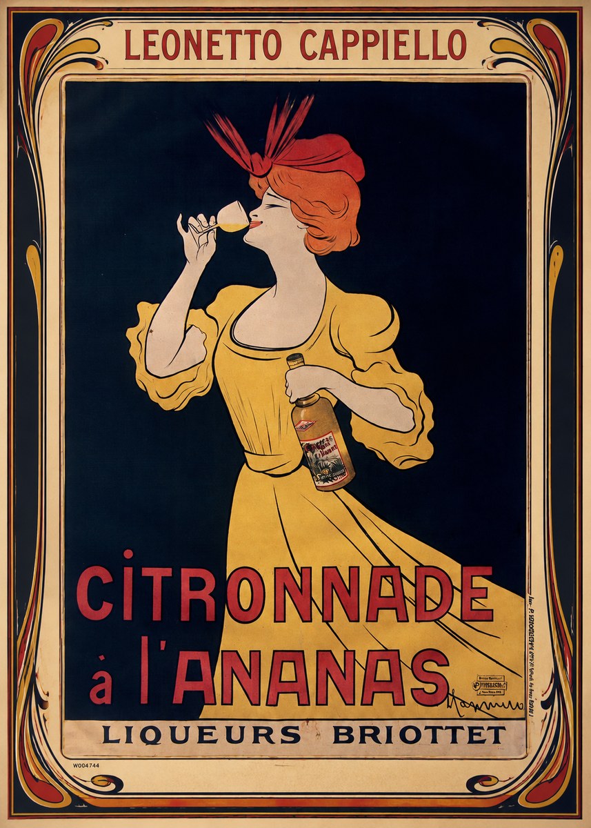 Leonetto Cappiello Citronnade À L'ananas No1 - Affiche