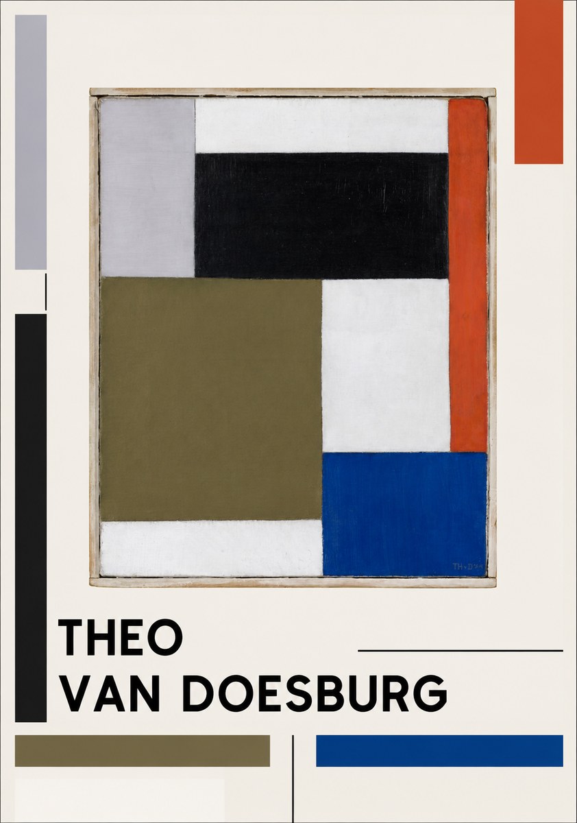 Theo van Doesburg Composition Xxii No1 - Affiche