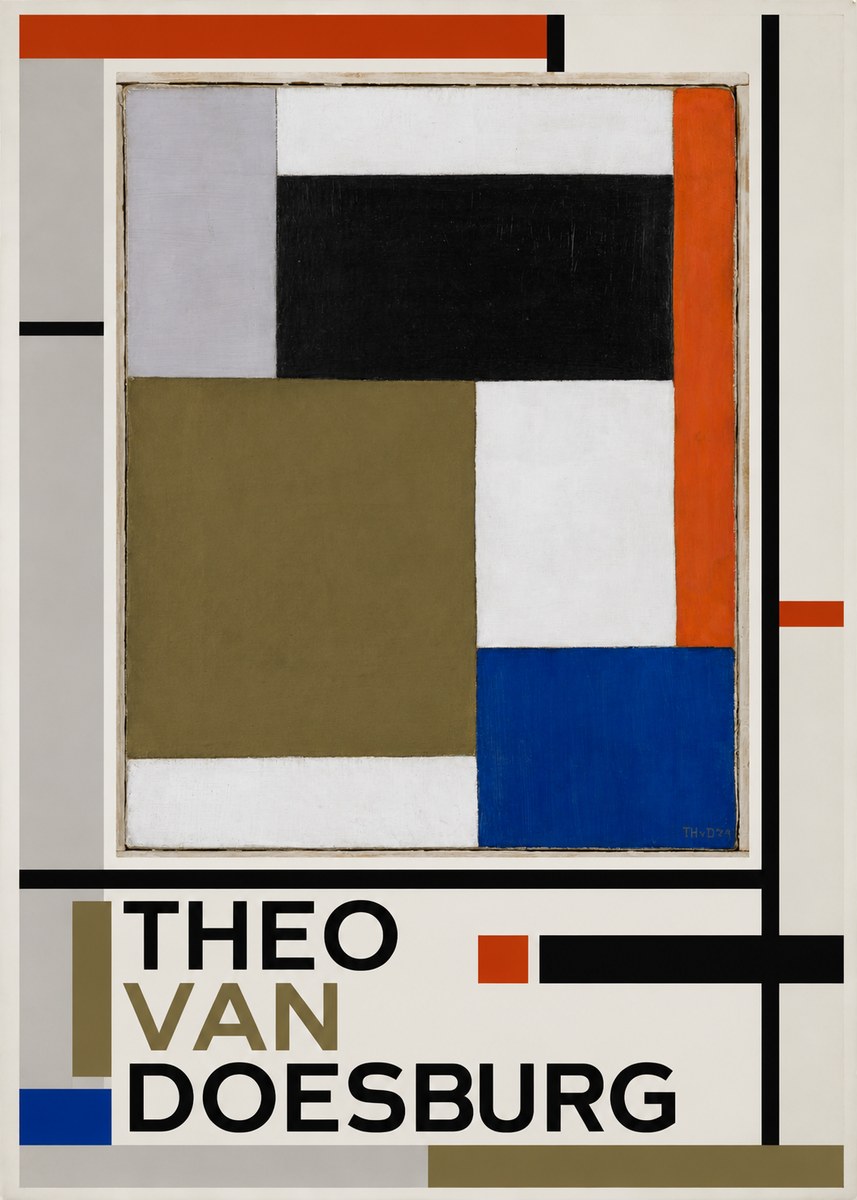 Theo van Doesburg Composition Xxii No4 - Affiche