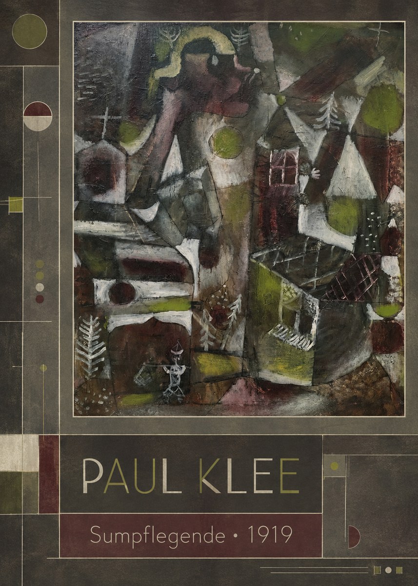 Paul Klee Sumpflegende II No2 - Affiche