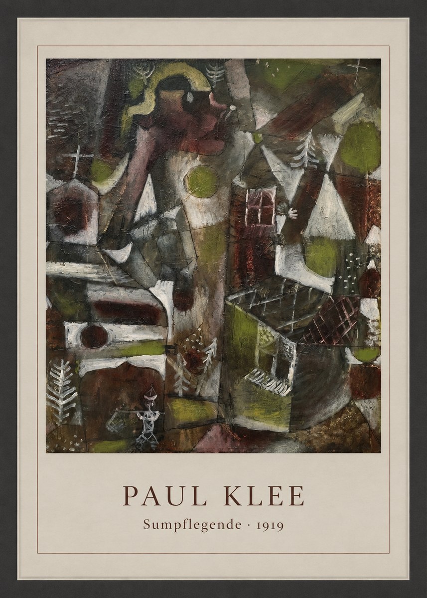 Paul Klee Sumpflegende II No6 - Affiche