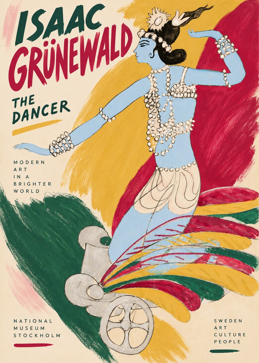 Isaac Grünewald Dancer on a Chariot No6 - Affiche