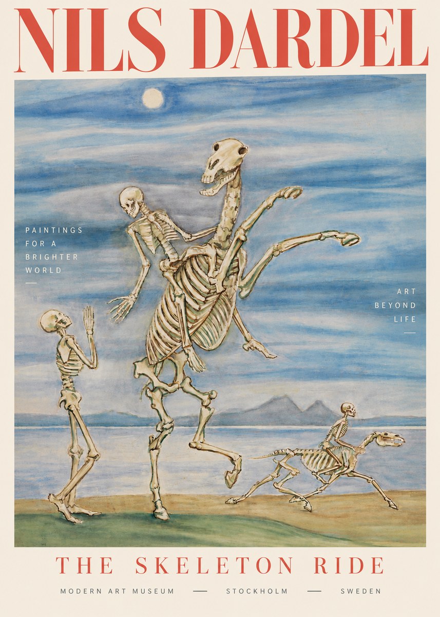 Nils Dardel The Dancer No4 - Affiche