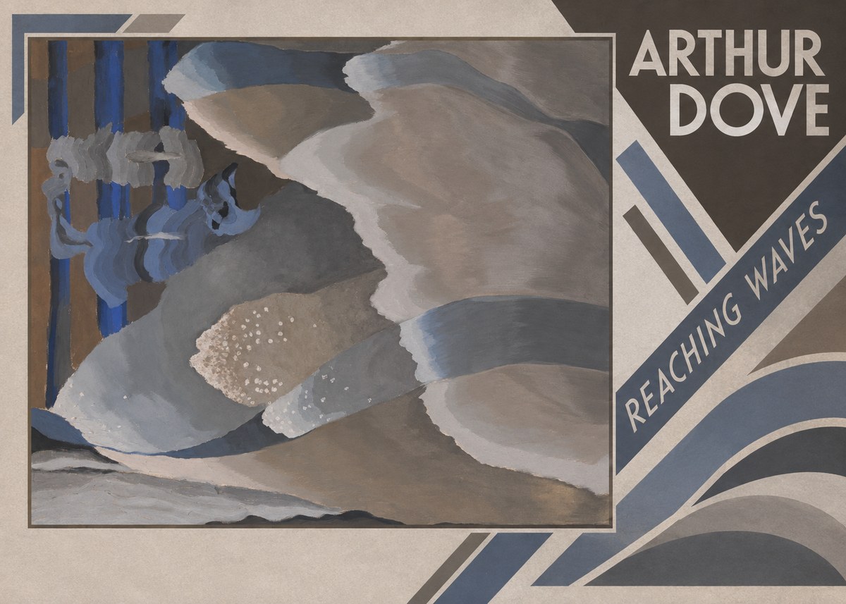 Arthur Dove Reaching Waves No4 - Affiche