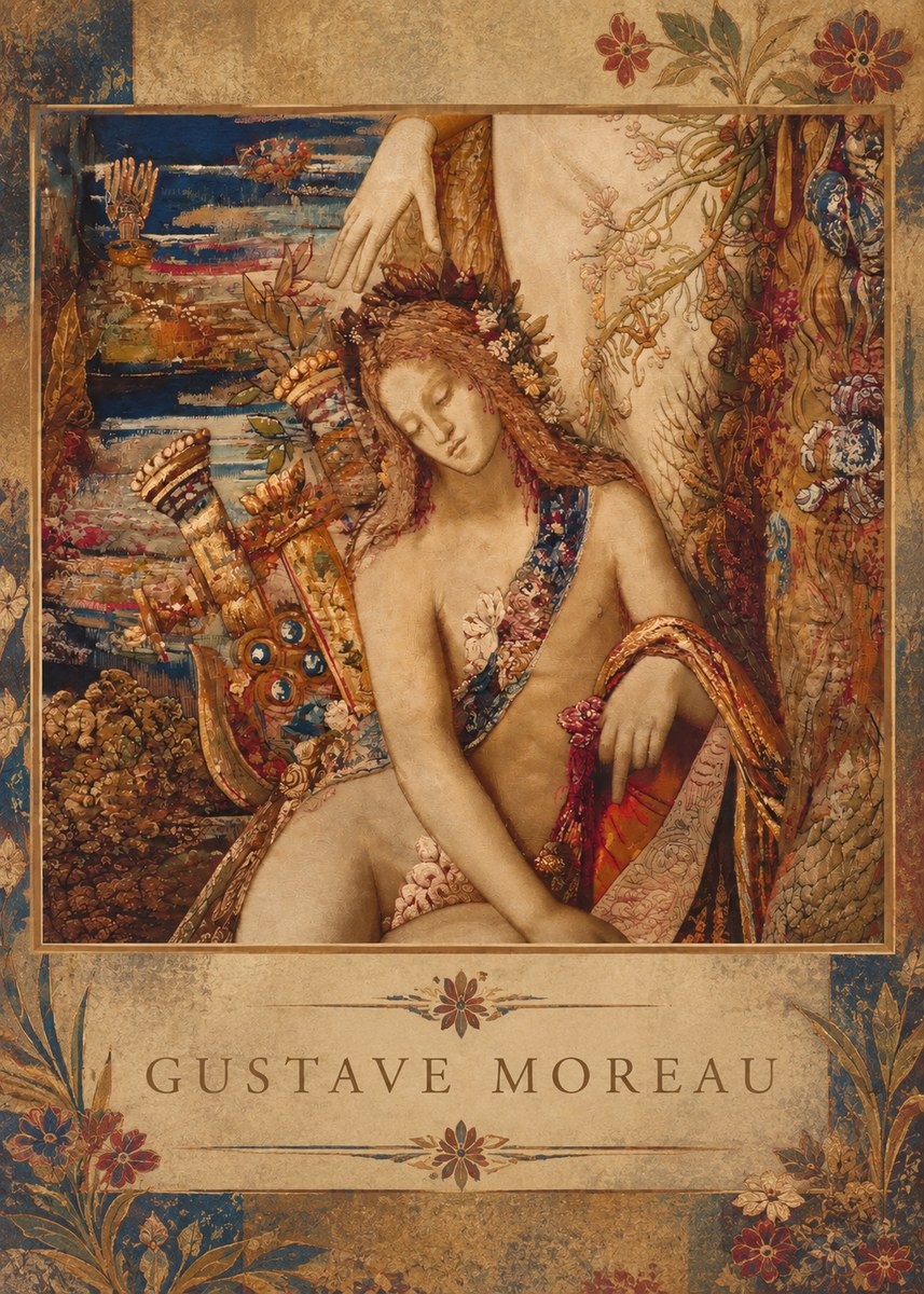 Gustave Moreau Jupiter and Semele II No2 - Affiche
