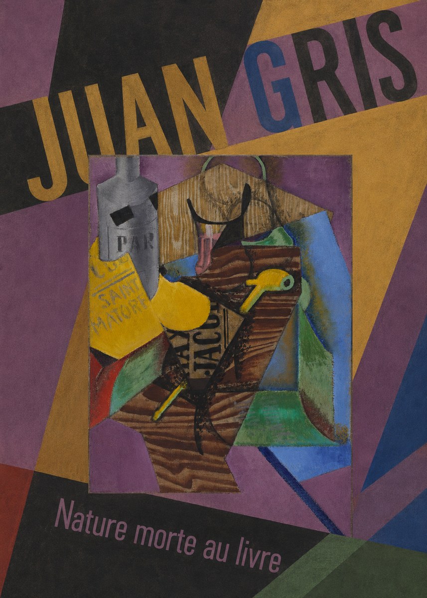 Juan Gris Nature Morte Au Livre No4 - Affiche