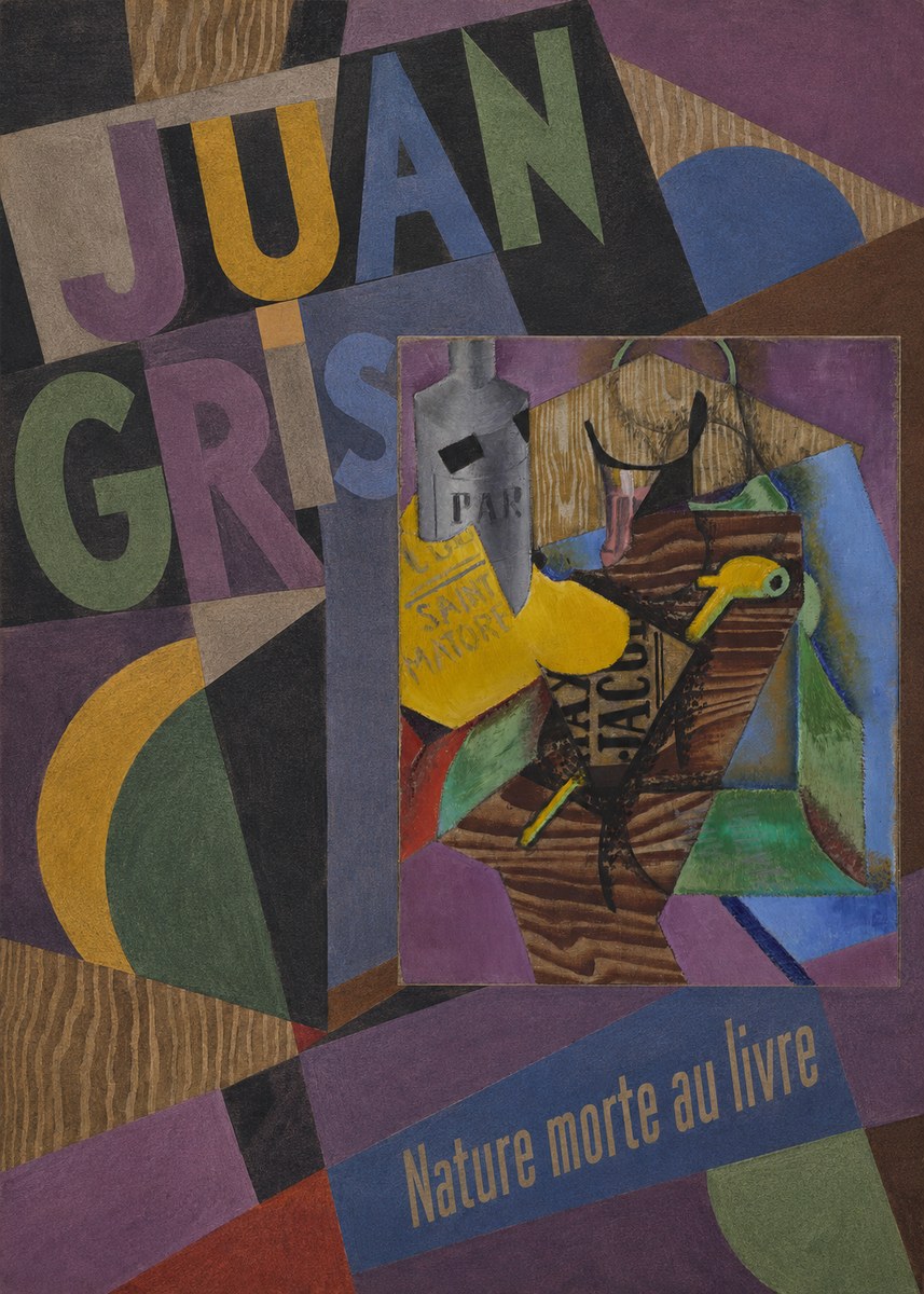 Juan Gris Nature Morte Au Livre No5 - Affiche