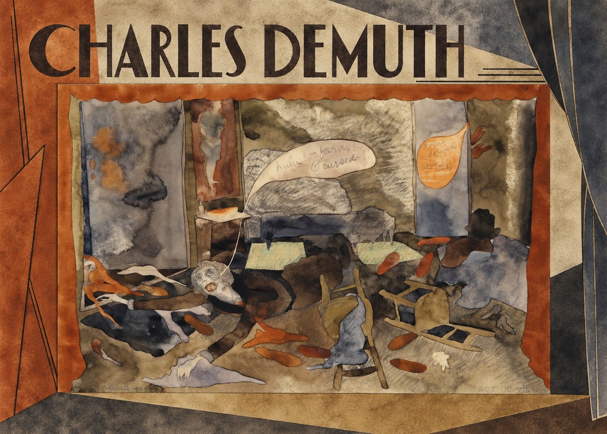 Charles Demuth The Death of Countess Geschwitz No3 - Affiche