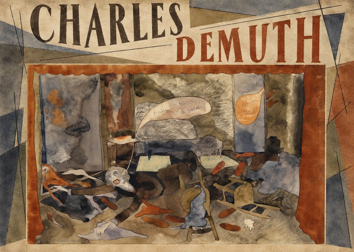 Charles Demuth The Death of Countess Geschwitz No4 - Affiche