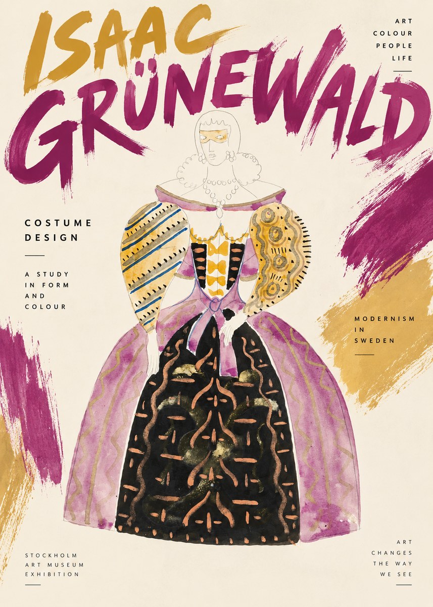 Isaac Grünewald Costume Design V No2 - Affiche