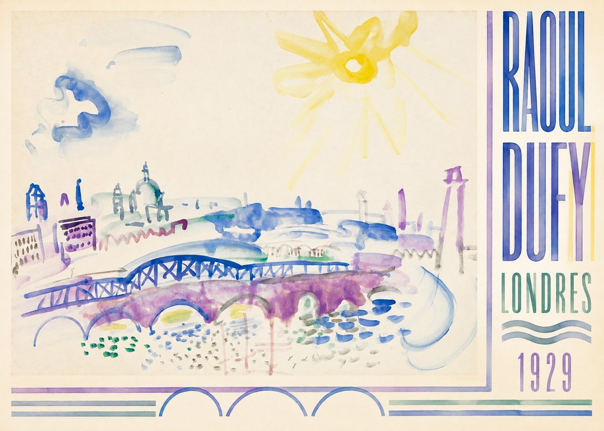 Raoul Dufy Londres - 1929 No2 - Affiche