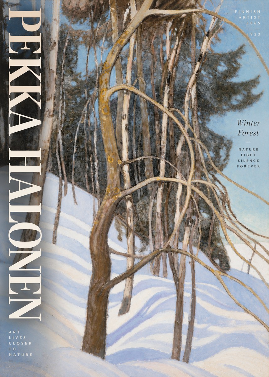 Pekka Halonen Winter Forest III No2 - Affiche