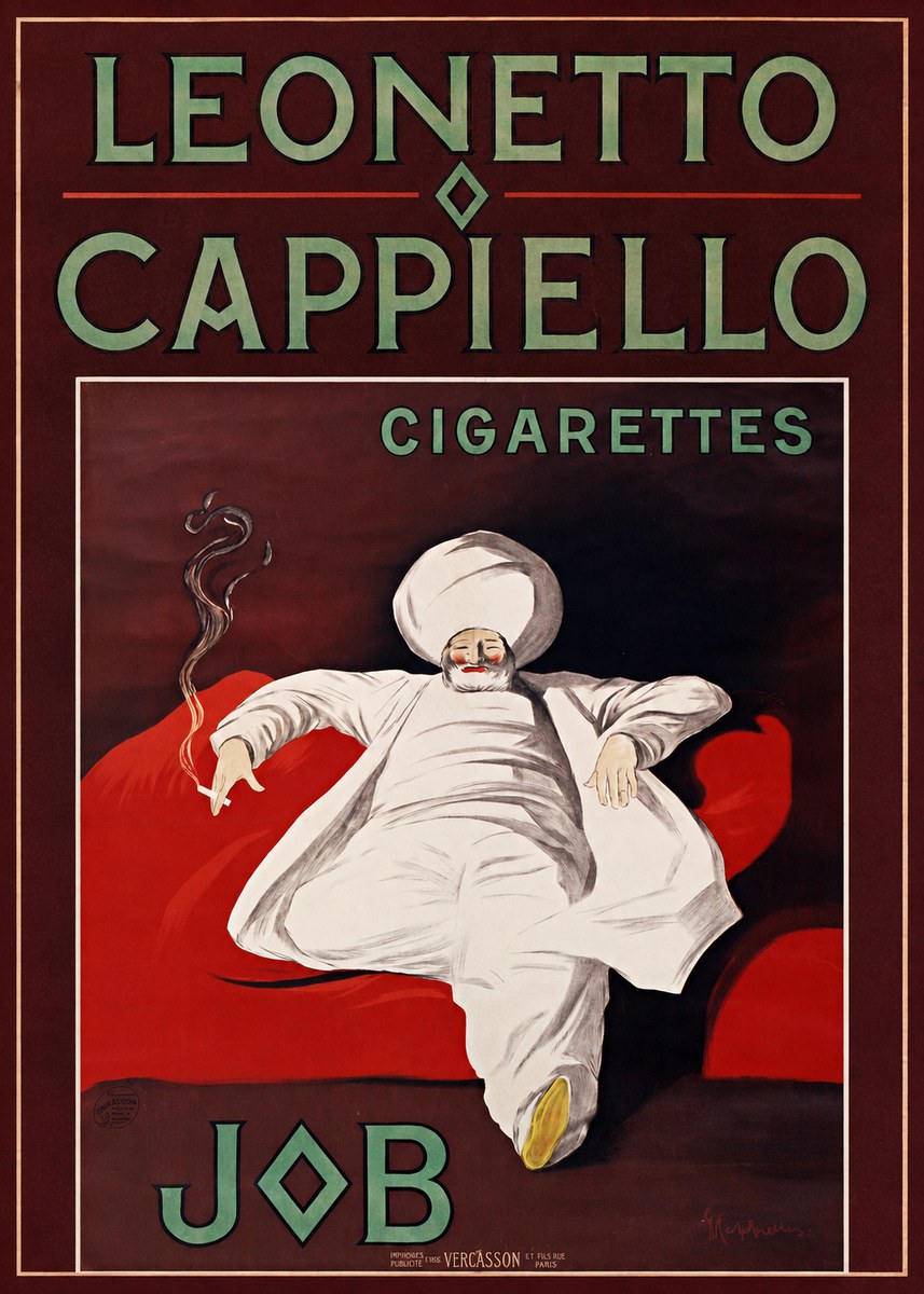Leonetto Cappiello Job Cigarettes No5 - Affiche