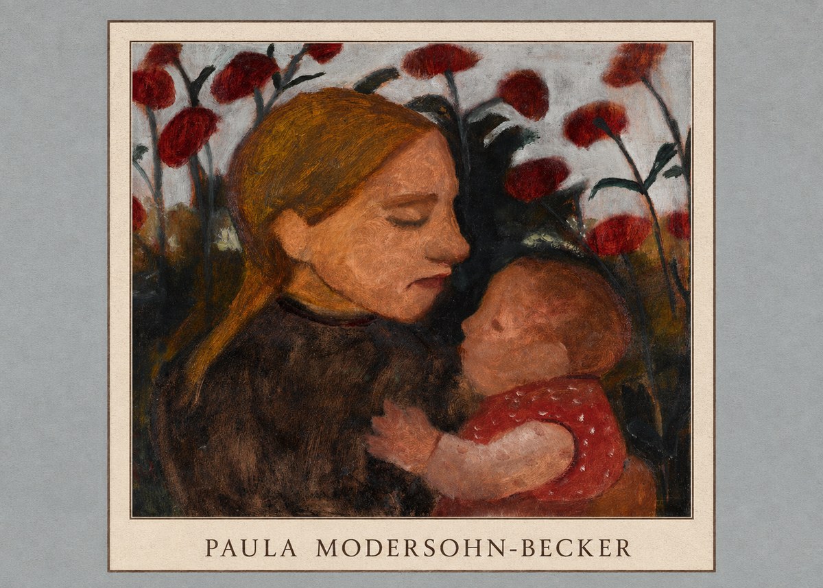 Paula Modersohn-Becker Mother and Child No4 - Affiche