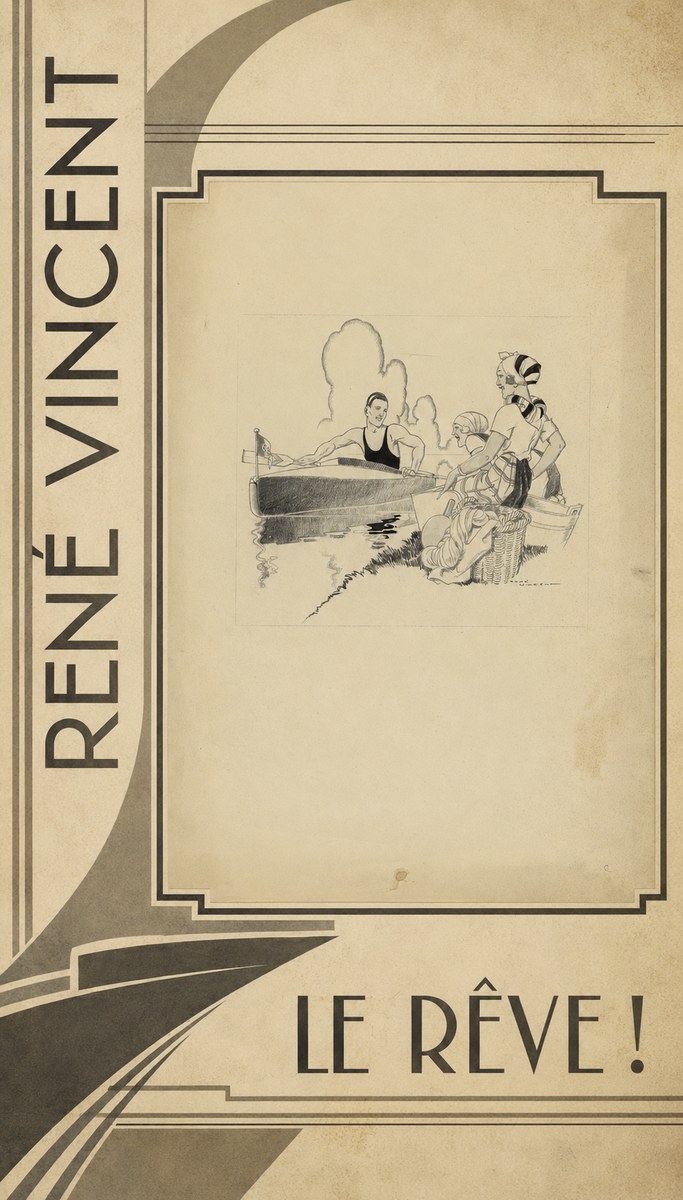René Vincent Le Rêve ! No2 - Affiche