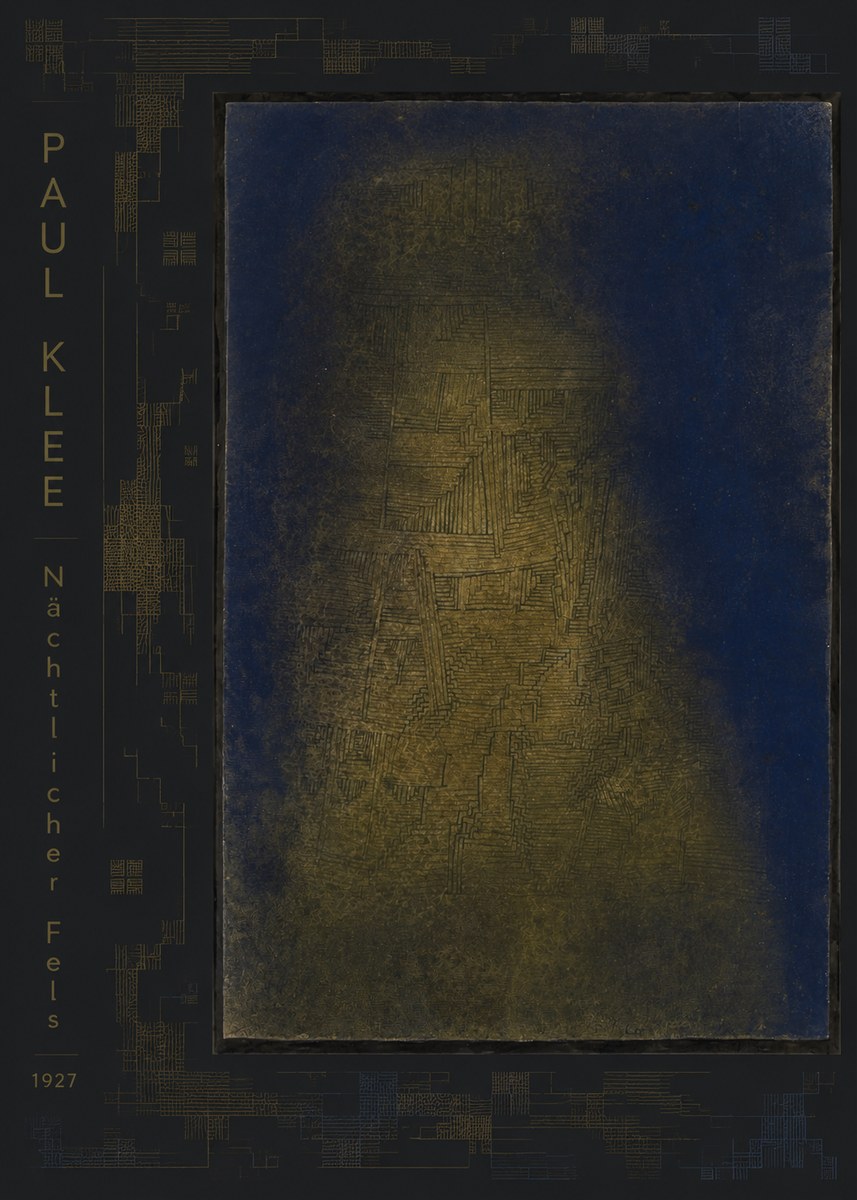 Paul Klee Nächtlicher Fels No4 - Affiche