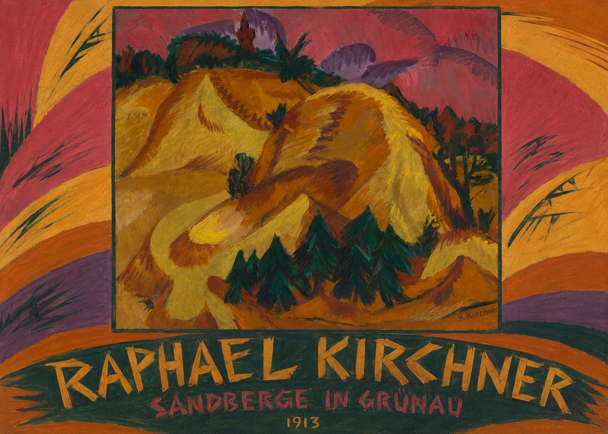 Raphael Kirchner Sandberge in Grünau No2 - Affiche