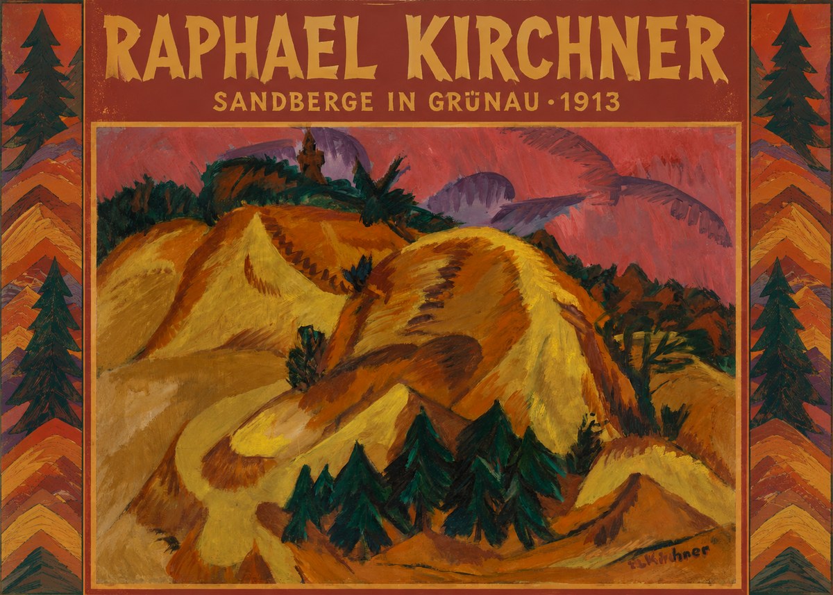 Raphael Kirchner Sandberge in Grünau No5 - Affiche