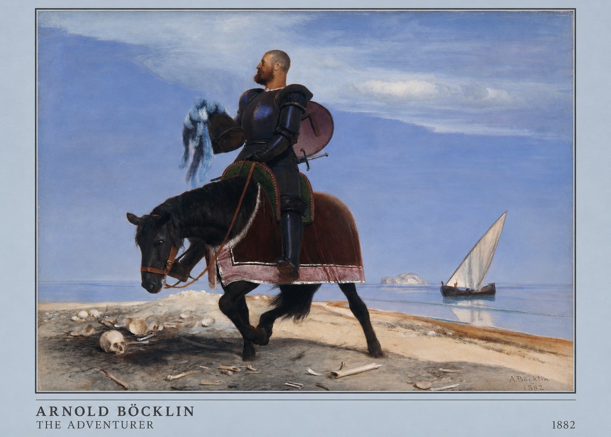 Arnold Böcklin The Adventurer No4 - Affiche