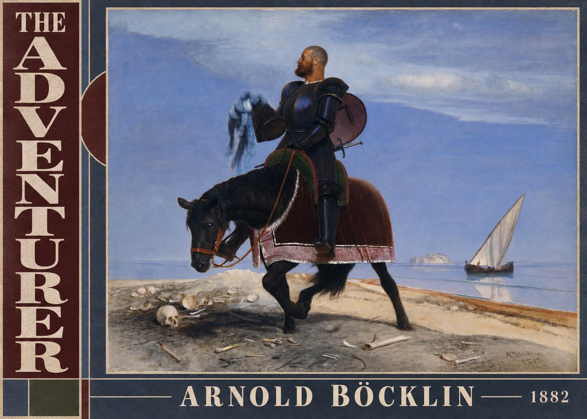 Arnold Böcklin The Adventurer No5 - Affiche