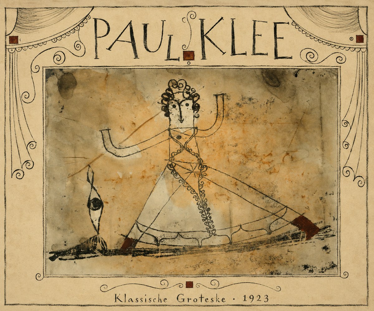 Paul Klee Klassische Groteske No6 - Affiche