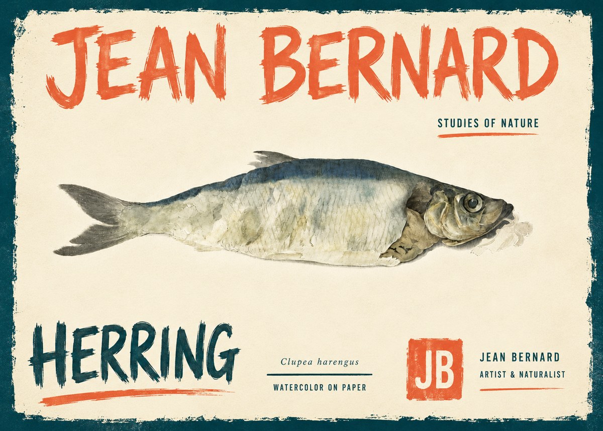 Jean Bernard Herring No6 - Affiche