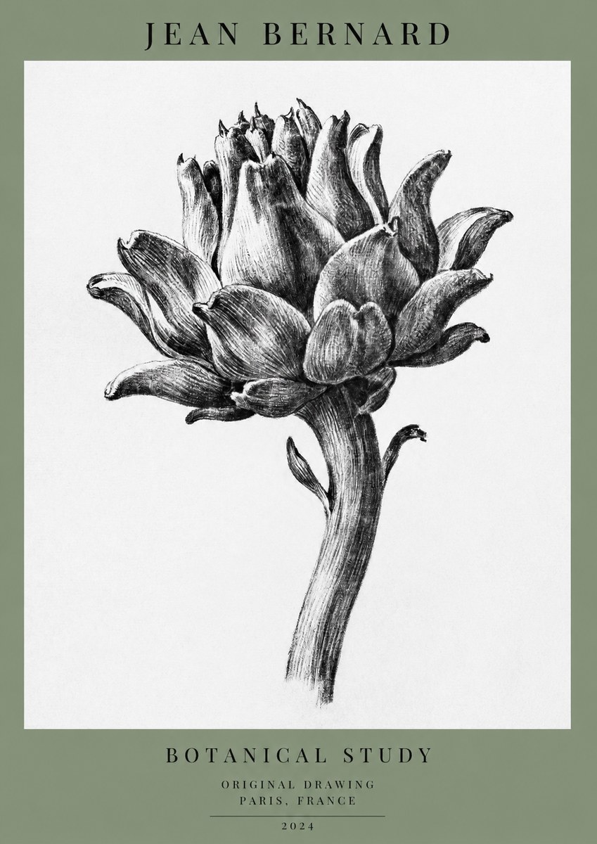 Jean Bernard Botanical Study No1 - Affiche