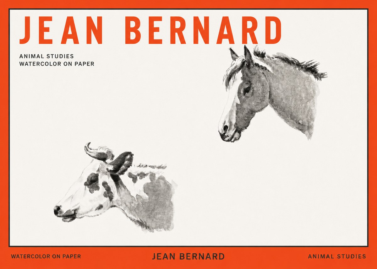 Jean Bernard Animal Studies No3 - Affiche