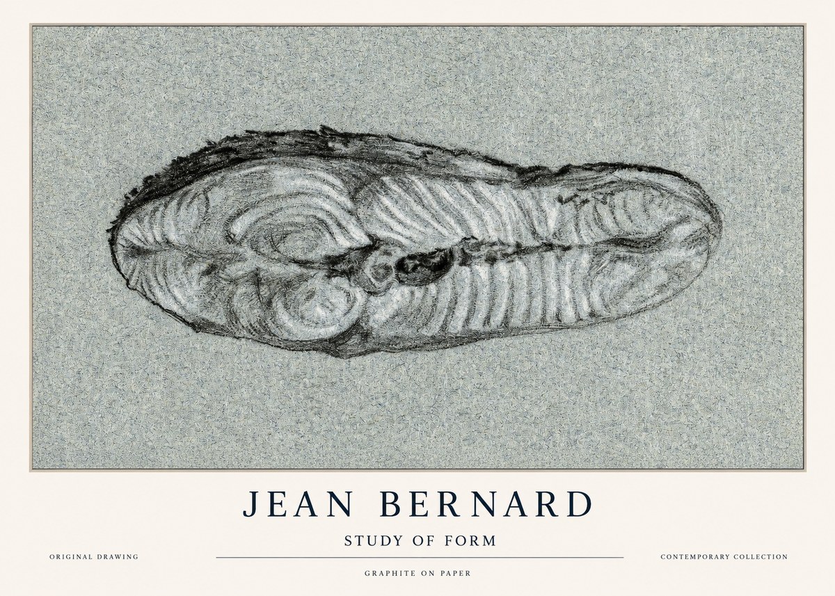 Jean Bernard Study of Form I No1 - Affiche