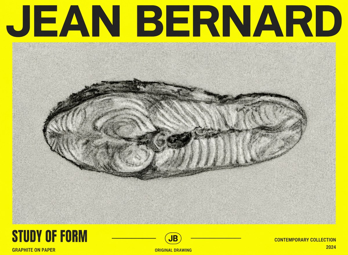Jean Bernard Study of Form I No4 - Affiche