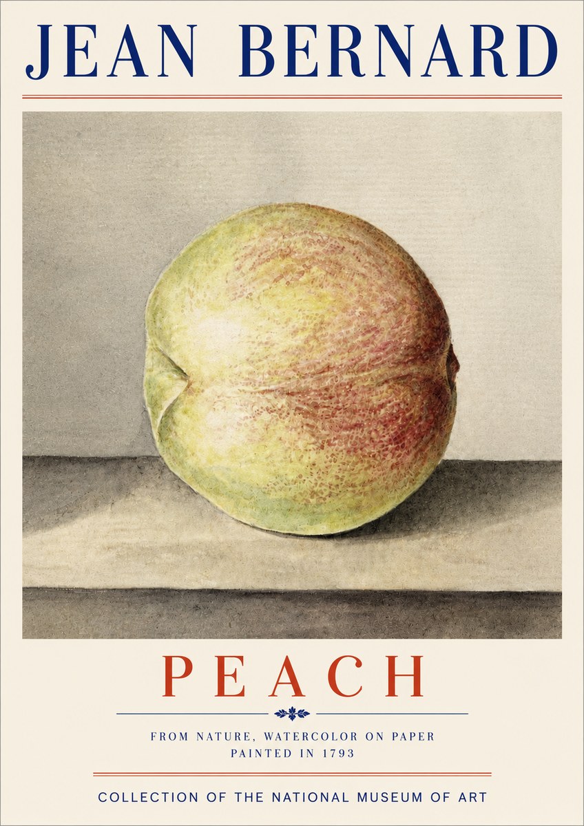 Jean Bernard Peach No4 - Affiche