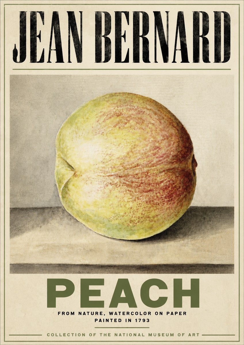 Jean Bernard Peach No6 - Affiche