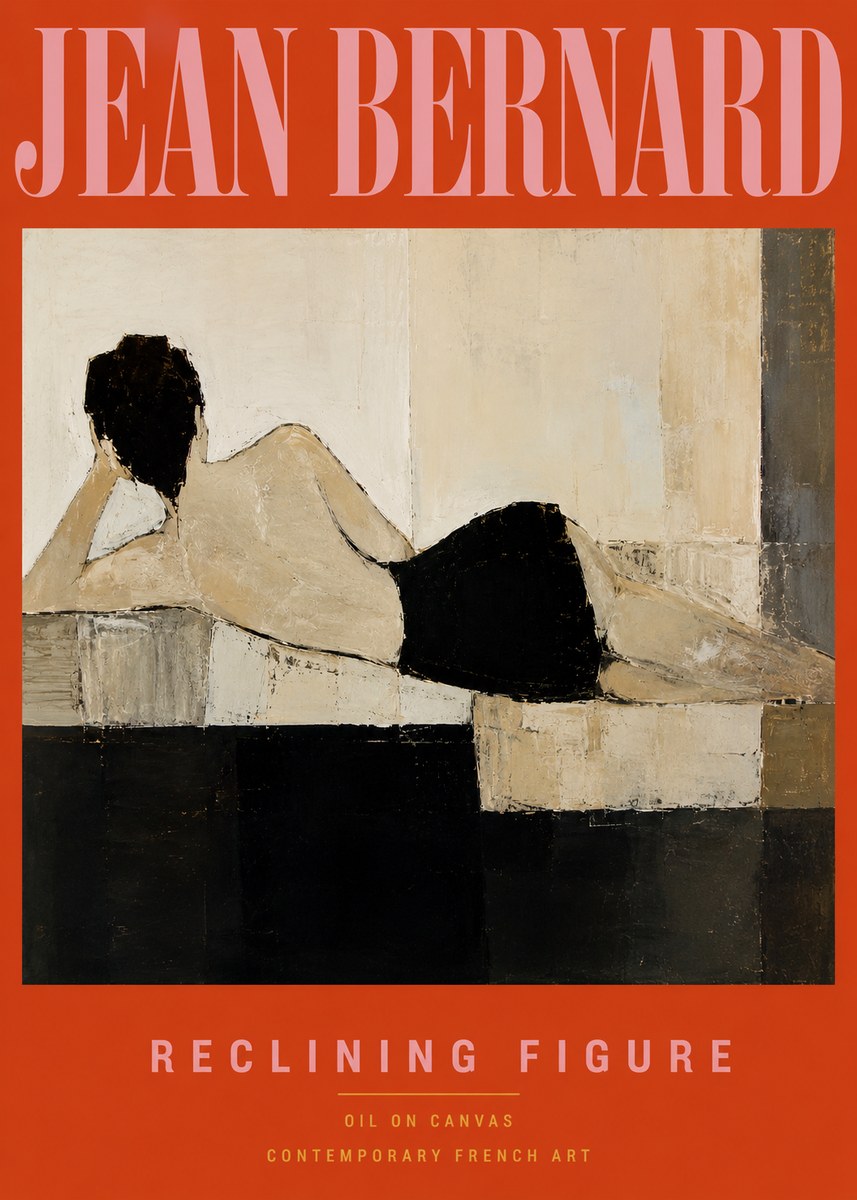 Jean Bernard Study of a Horse VIII No4 - Affiche