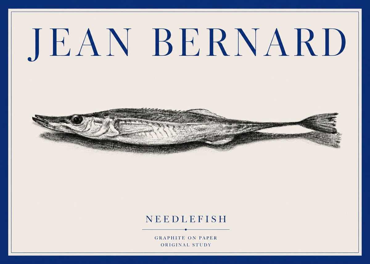 Jean Bernard Needlefish No3 - Affiche