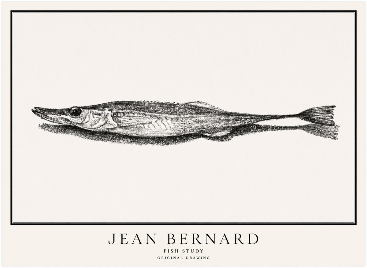 Jean Bernard Needlefish No5 - Affiche