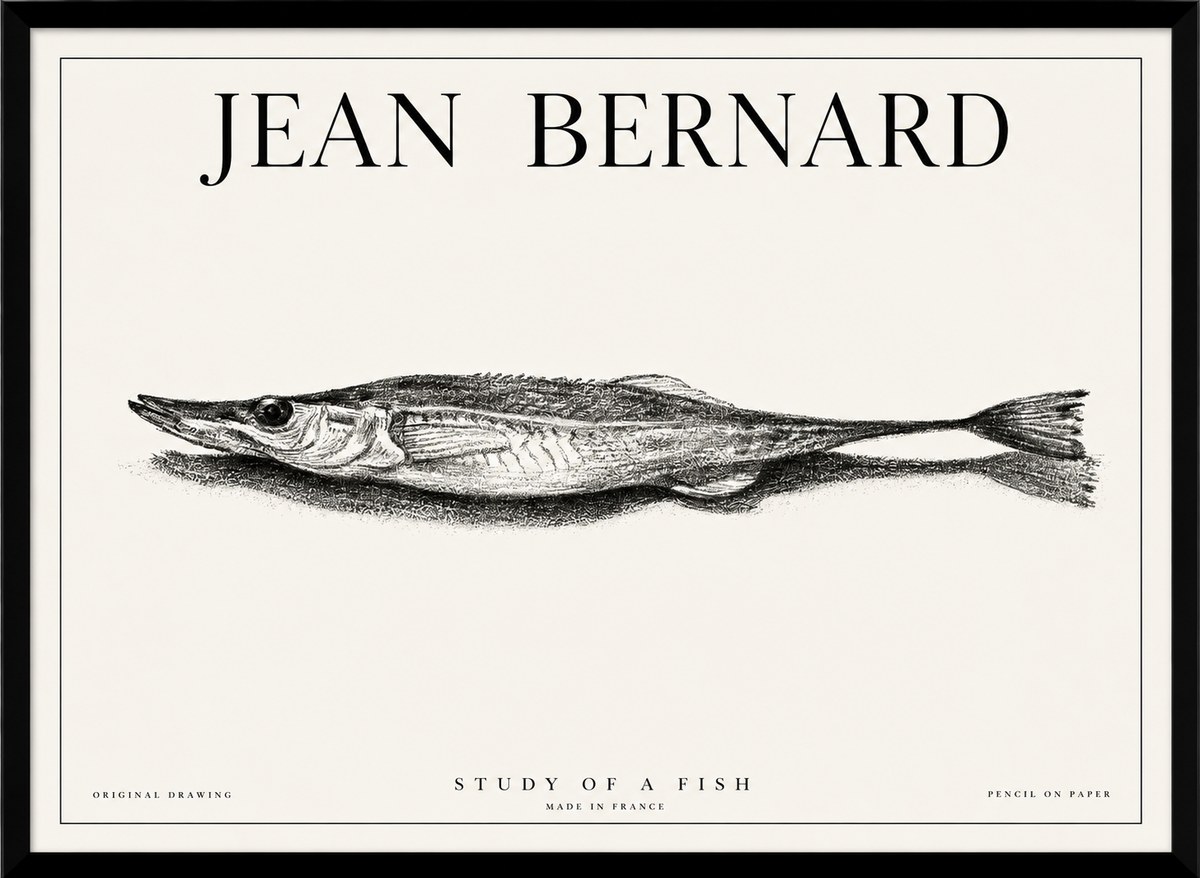 Jean Bernard Needlefish No6 - Affiche
